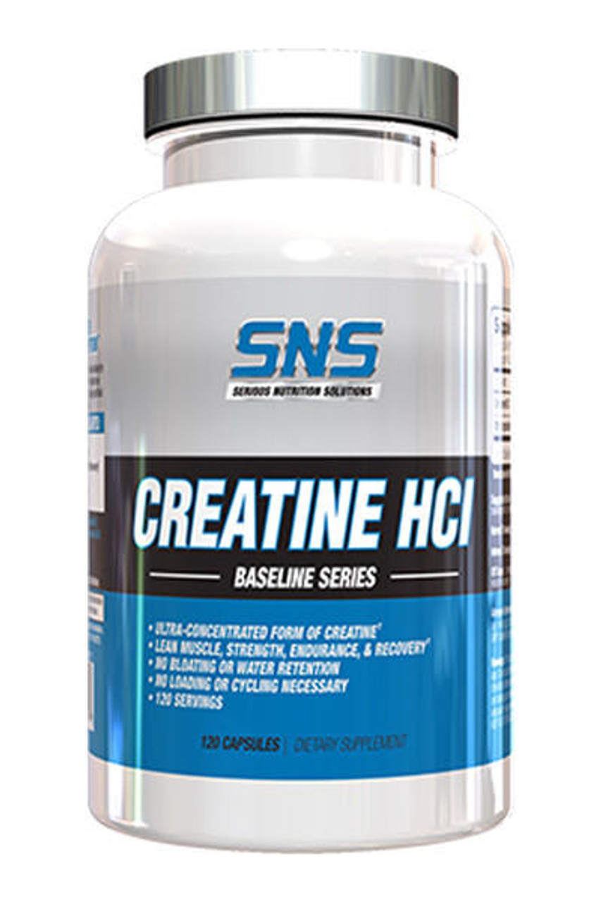Creatine HCI by Serious Nutrition Solutions - 120 Caps